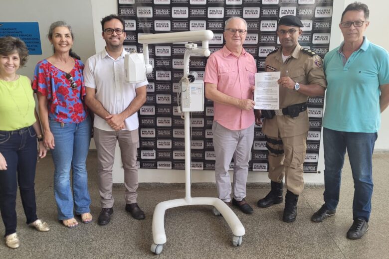 Polícia Militar doa aparelho de Raio-X Odontológico para a Prefeitura de Monlevade