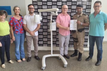 Polícia Militar doa aparelho de Raio-X Odontológico para a Prefeitura de Monlevade