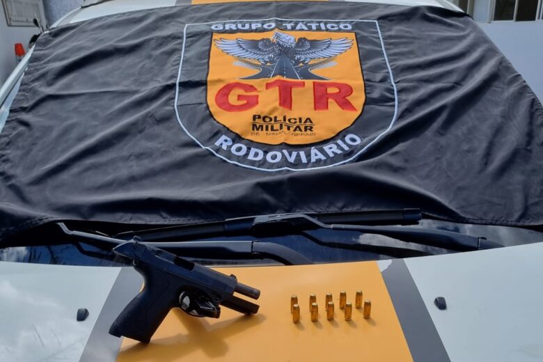 Homem que seguia para São Paulo é preso com arma em Itabira