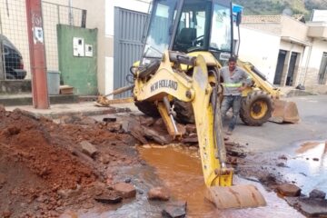 Rompimento de adutora interrompe abastecimento em sete bairros de Itabira