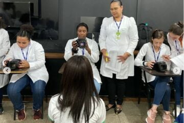 Alunos e professores da Funcesi participam do programa “Em um piscar de olhos”