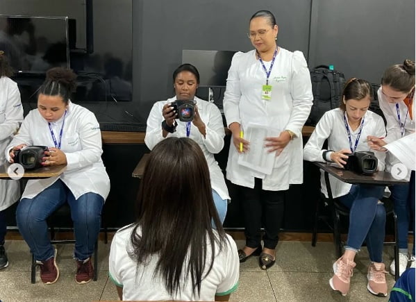 Alunos e professores da Funcesi participam do programa “Em um piscar de olhos”