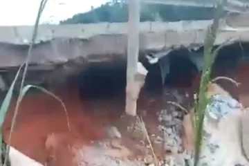 Cratera na pista assusta motoristas em Roças Novas, na BR-381
