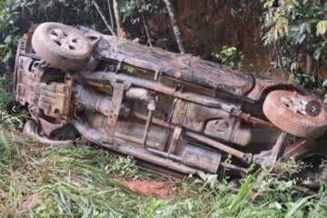 Atualização: bebê de 4 meses é arremessado de carro em acidente na BR-381 e está em estado grave