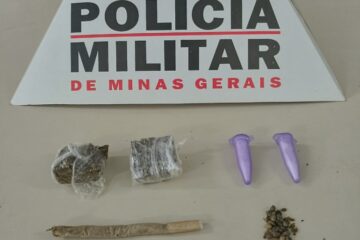PM flagra dupla que levaria maconha e cocaína para Guarapari no feriado