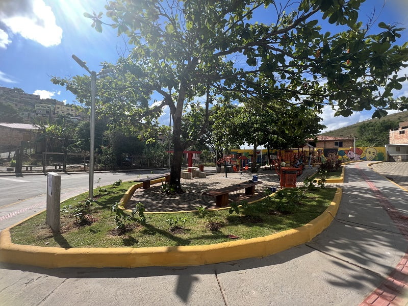 Praça Marias e Josés é revitalizada no bairro Pedreira, em Itabira
