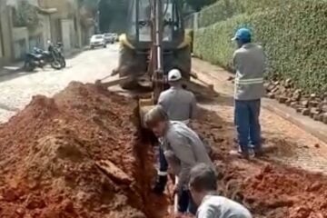 Manutenção na rede de água interrompe o abastecimento no Centro Histórico de Itabira