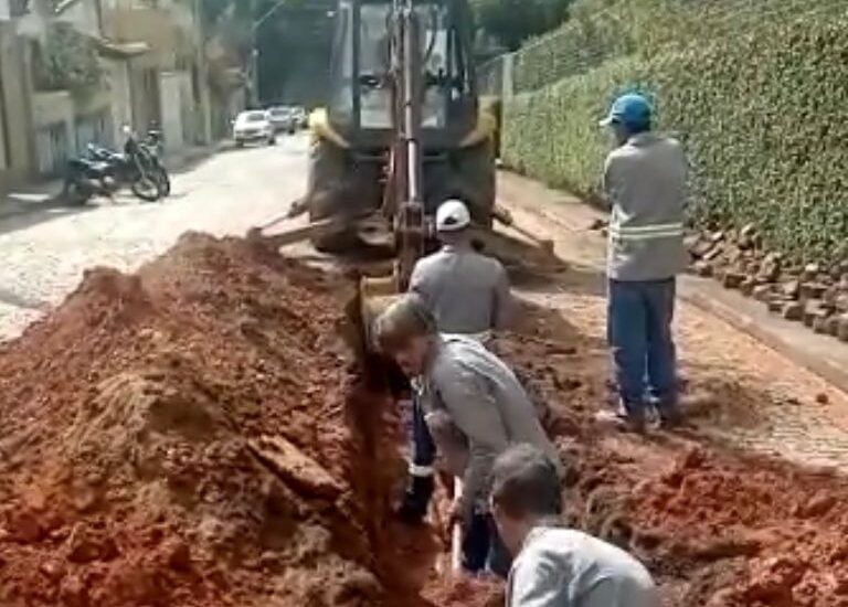 Manutenção na rede de água interrompe o abastecimento no Centro Histórico de Itabira