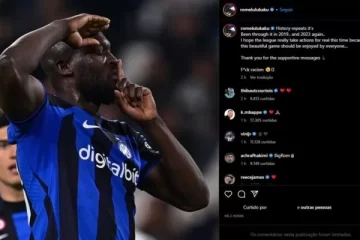 Juventus sofre punição em parte de seu estádio por atos racistas contra Lukaku; veja vídeo