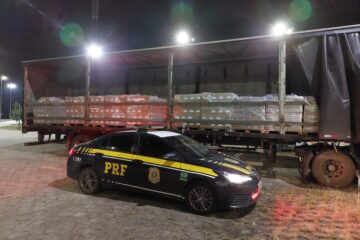 Homem rouba semirreboque e carga de creme de leite e acaba preso na BR-381
