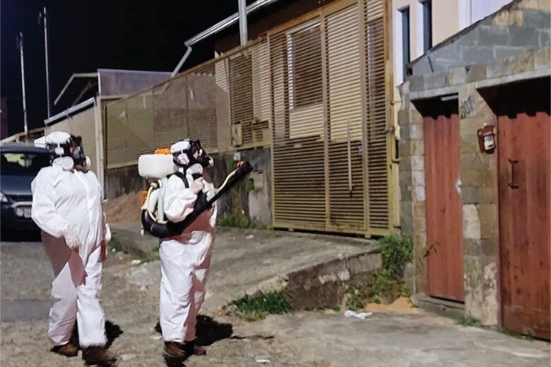 Prefeitura de Monlevade aplica inseticida em bairros com maior incidência de dengue