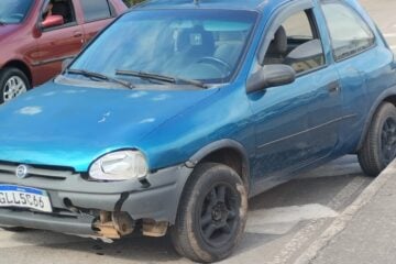 Motociclista fica ferido em acidente na avenida Cristina Gazire