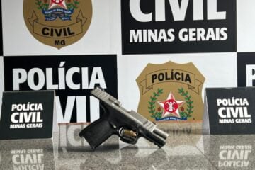 Homem é preso com pistola de calibre restrito em Itabira