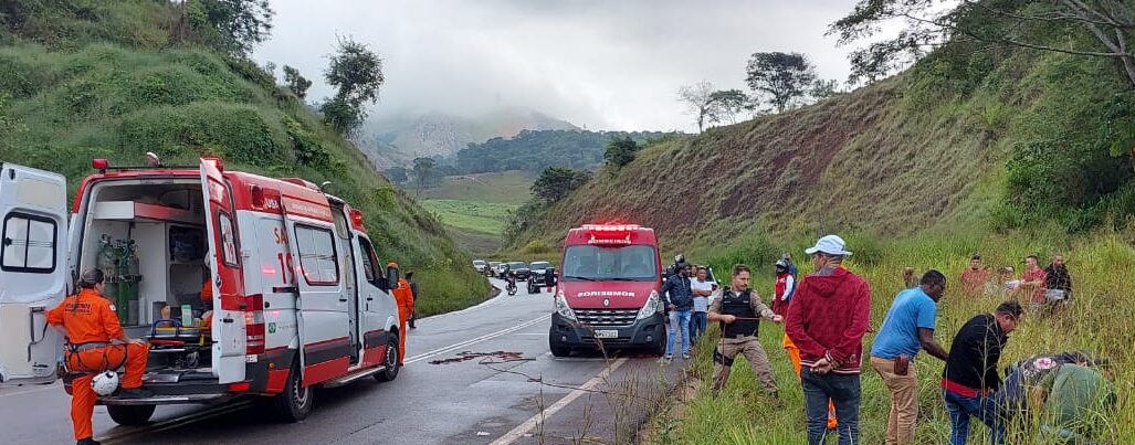 Grave acidente deixa uma pessoa morta e três feridas na MGC-120, em Itabira
