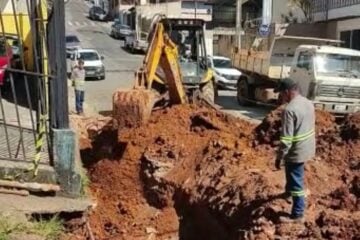Saae identifica e corrige vazamento oculto que prejudicava abastecimento no Centro de Itabira