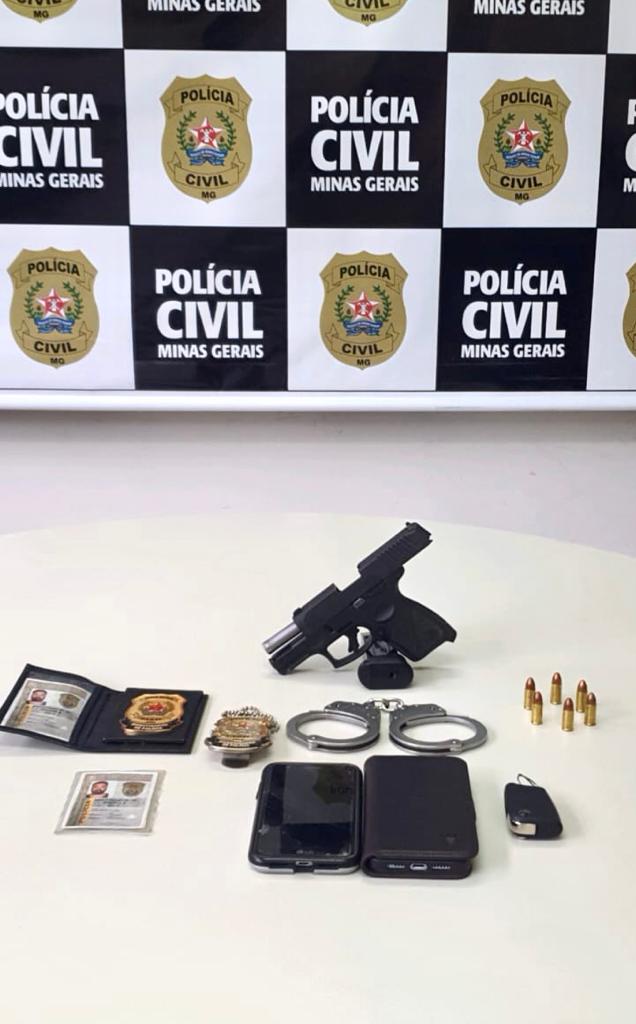 Falso policial civil é preso em flagrante em Belo Horizonte