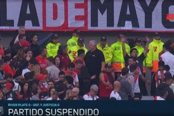 Jogo entre River Plate e Defensa y Justicia é suspenso devido a morte de torcedor