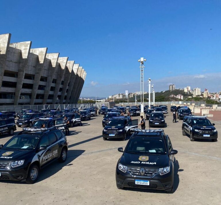 Polícia Civil recebe 110 novas viaturas para reforço do trabalho policial