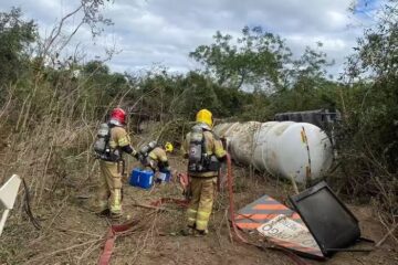 BR-251 está interditada para retirada de carga explosiva; não há previsão para liberação da rodovia