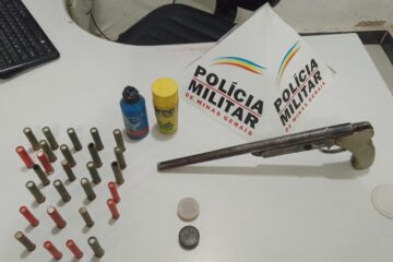 Após denúncias anônimas, Polícia Militar apreende arma de fogo no bairro Campestre