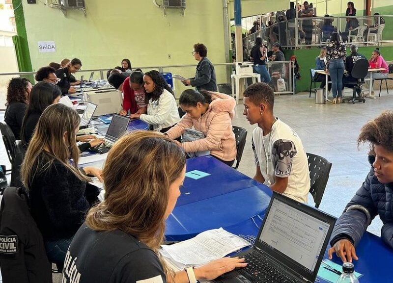 Polícia Civil realiza mutirão para confecção de Carteiras de Identidade em São Gonçalo do Rio Abaixo 