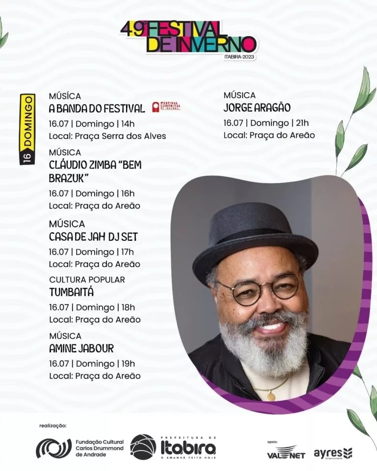 49º Festival de Inverno de Itabira chega à sua última semana; confira a programação