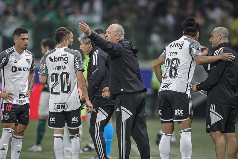 “Tivemos a bola do jogo”, diz Felipão após jogo em que Atlético teve sete finalizações em 95 minutos