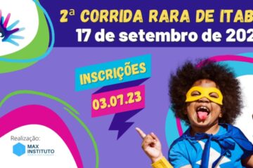2ª Corrida Rara será realizada em setembro; saiba como se inscrever