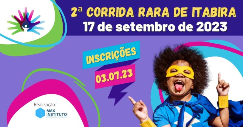 2ª Corrida Rara será realizada em setembro; saiba como se inscrever