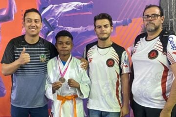 Aluno de Monlevade fica entre os três primeiros em torneio de Karatê no JEMG