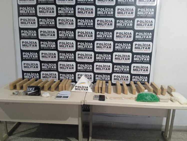 PM prende autor e apreende carregamento de drogas em Nova Era