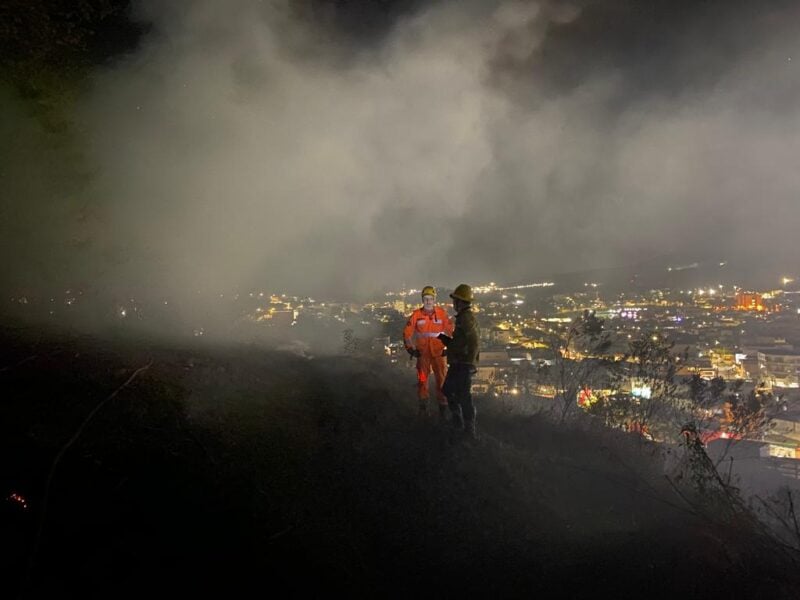 Incêndio atinge área de proteção da Vale