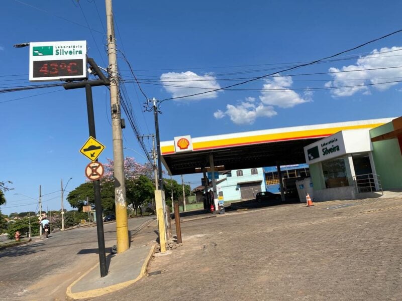 QUE CALOR!: Itabira registra 43º nesta segunda-feira