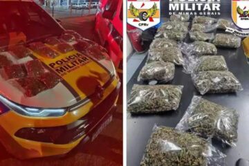 Motociclista de aplicativo transportava droga sem saber em Belo Horizonte