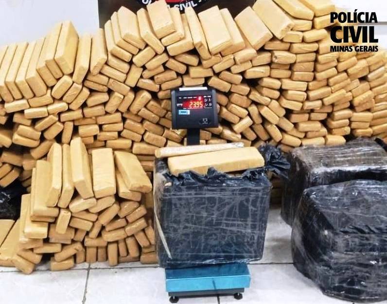 Polícia Civil apreende cerca de 400 quilos de maconha em operação na região metropolitana de BH