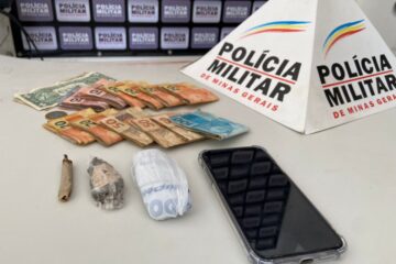 Casal é preso após denúncia de tráfico de drogas em Itabira