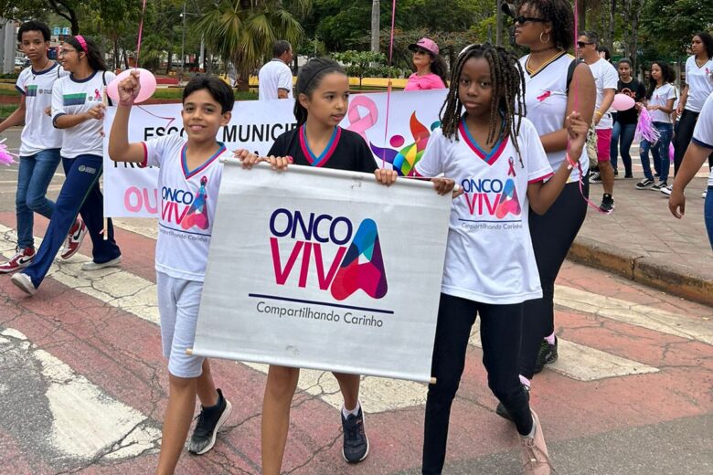 Outubro Rosa em Itabira: caminhada da OncoViva reforça a luta contra o câncer de mama