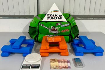 Polícia Militar prende dois homens e apreende 20kg de entorpecentes em Ipatinga