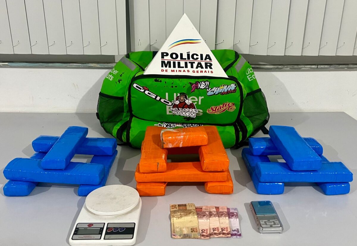 Polícia Militar prende dois homens e apreende 20kg de entorpecentes em Ipatinga