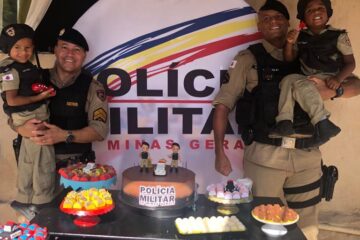 Polícia Militar participa de festas de aniversário e ações da comunidade em João Monlevade e Guanhães