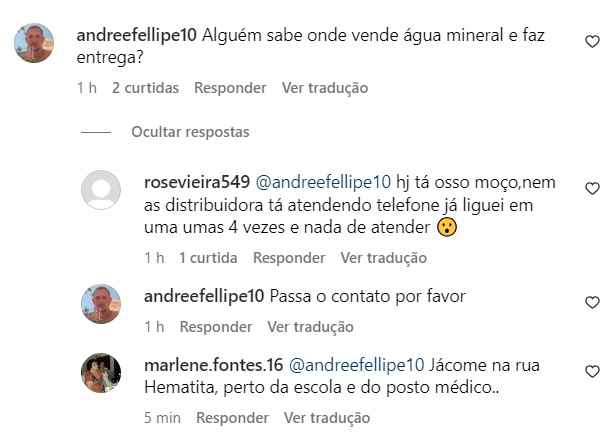 Sem abastecimento de qualidade, itabiranos fazem corrida para comprar água mineral e esvaziam prateleiras de supermercados