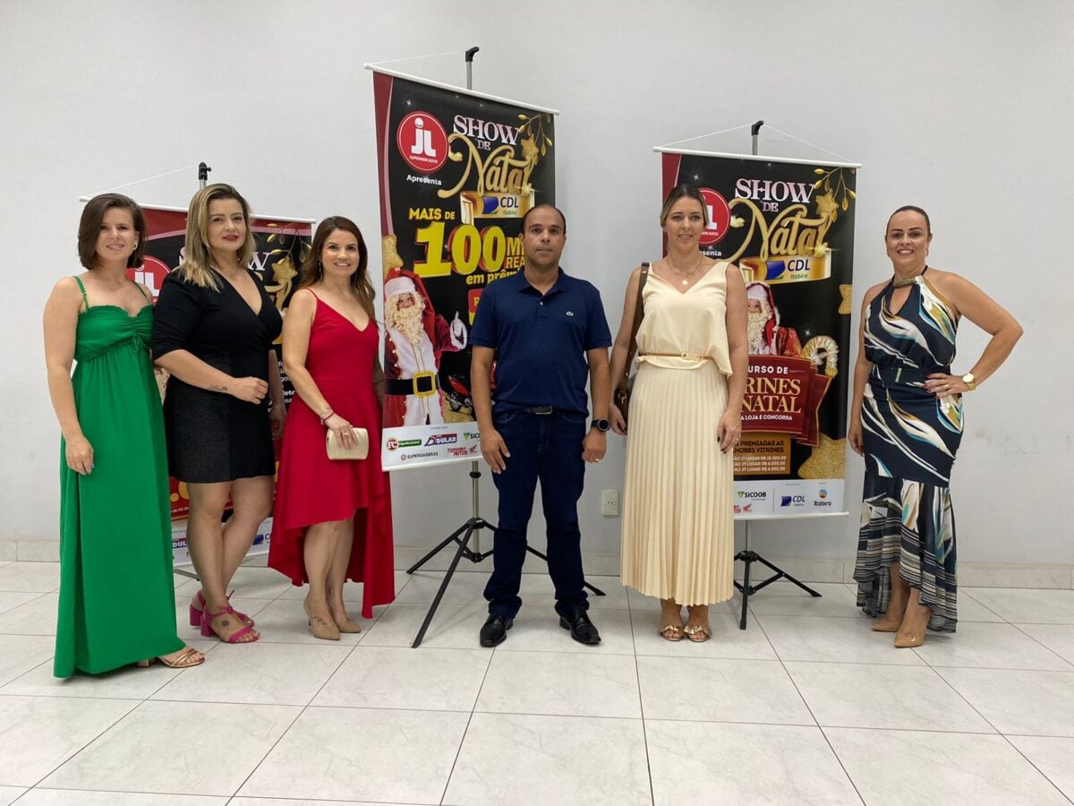 Campanha Show de Natal da CDL é lançada com R$100 mil em prêmios e planeja movimentar R$40 milhões