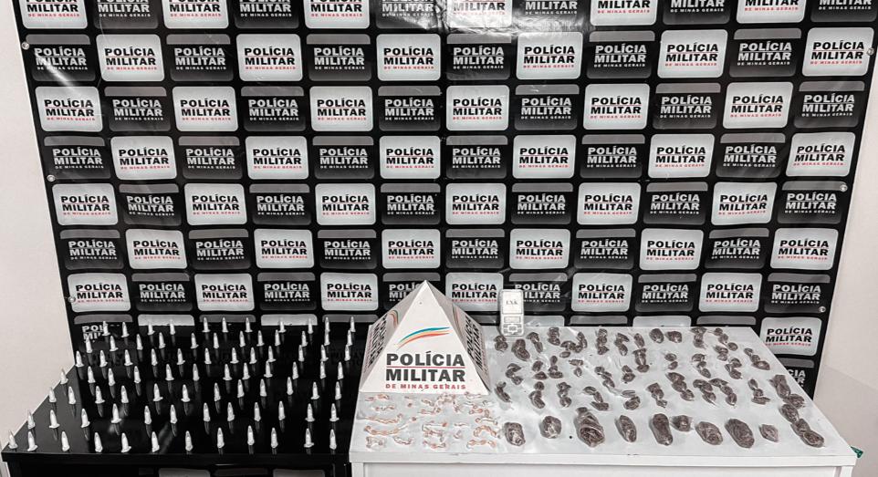 Santa Bárbara: PM apreende grande quantidade de drogas e três homens são presos/apreendidos