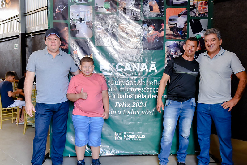 Alegria e animação na festa de confraternização da Mineração Canaã; confira a galeria de fotos