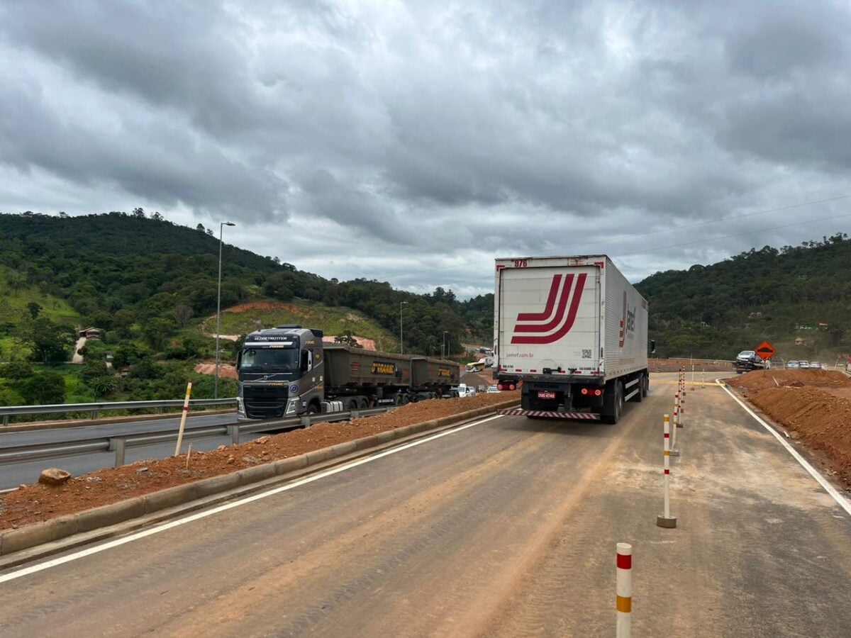 Segunda pista do trevo de São Gonçalo é liberada na manhã desta quinta-feira
