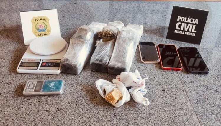 Polícia Civil apreende drogas durante investigação de homicídio em Itabira