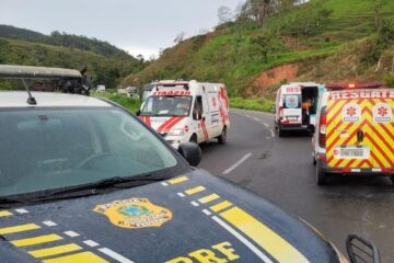 Colisão entre carreta e caminhão provoca morte na BR-381