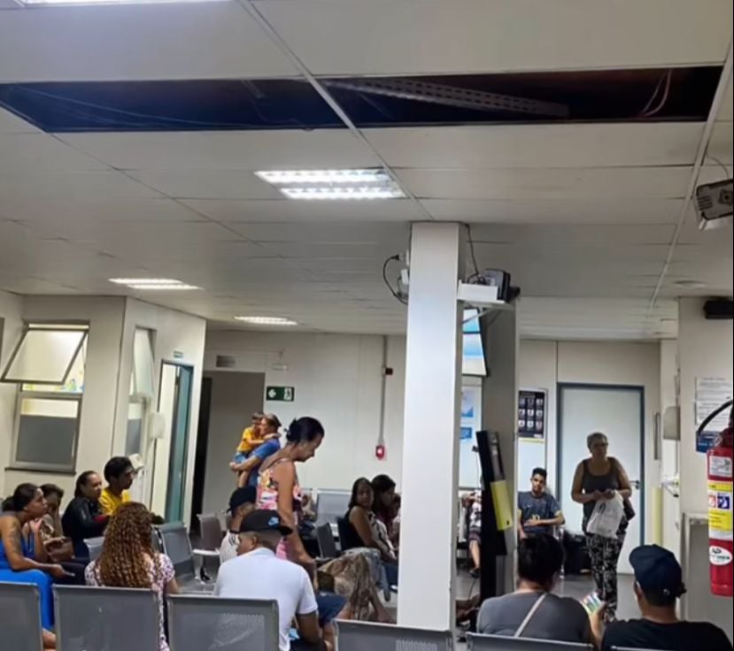 Placa de gesso desaba e atinge mulher no Pronto-Socorro de Itabira; Prefeitura emite nota sobre o caso