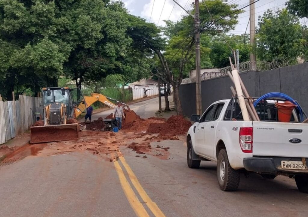 Trabalho do Saae na Vila Paciência interrompe abastecimento em três bairros