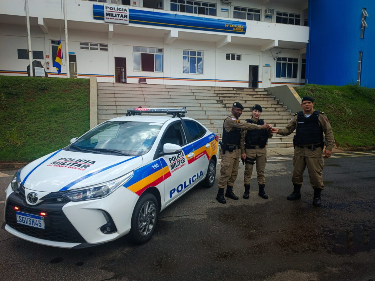 Batalhão da Polícia Militar em Itabira recebe novo veículo
